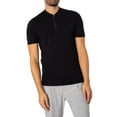 thumbnail image 1 of Antony Morato Super Slim Fit Zip Polo Shirt, Black, 1 of 6