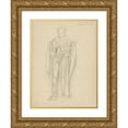 thumbnail image 1 of Antoon Derkinderen 14x18 Gold Ornate Wood Frame and Double Matted Museum Art Print Titled - Mosaic of Maria from the Cathedral of Cefalu (1869 - 1925), 1 of 4