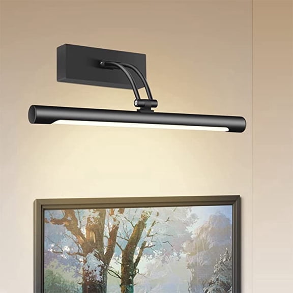 LED Picture Light, Dartboard Light Full Metal Display Light with Flexible Light Head, Hardwired Painting Light(4000K, 660LM)