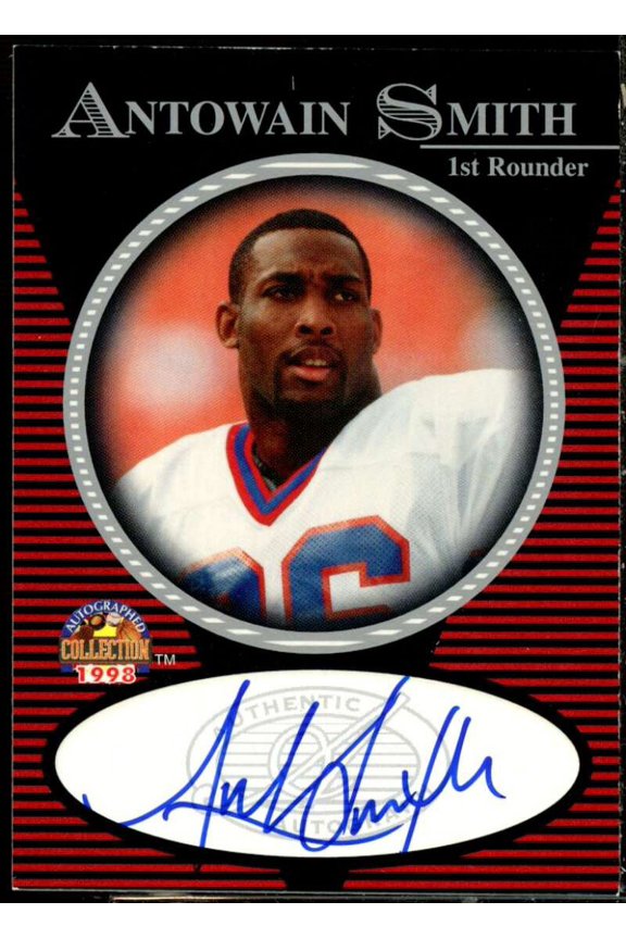 Antowain Smith FB 1997-98 Score Board Autographed Collection Autographs #20
