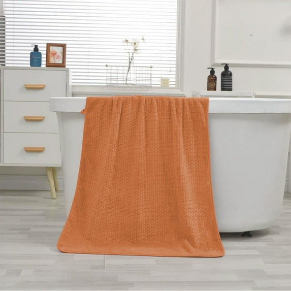 Antqov Bath Towel Soft & Absorbent Oversized Towels 55x28" Thickened Colorful Bath Sheet for Home Bathroom Spa Yoga Supplies