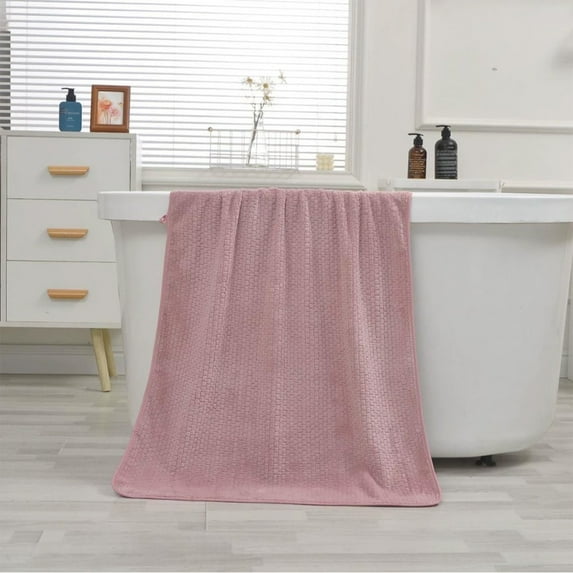 Antqov Bath Towel Soft & Absorbent Oversized Towels 55x28" Thickened Colorful Bath Sheet for Home Bathroom Spa Yoga Supplies