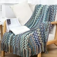 thumbnail image 1 of Antqov Bohemian Throw Blankets Cover, Colorful Throw Blanket for Couch Sofa Chair Supplies, Soft Air Conditioner Bohemians Blankets Home Decor Gifts, 1 of 6