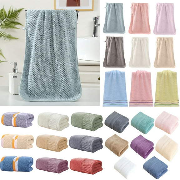Antqov Boluoge Towels for Bathroom, 14x30" Quickly Dry Towel Thin Lightweight Absorbent Bath Towels for Bathroom Pool Travel Yoga Supplies