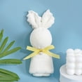 thumbnail image 1 of Antqov Bunny Towels 12x12" Soft Hand Towels Cute Washable Towel for Bathroom Kitchen Spring Holiday Easter Wedding Birthday Supplies Gifts, 1 of 6