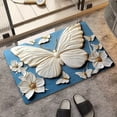thumbnail image 1 of Antqov Butterflies Bathroom Rugs 16x24" Non Slip Bath Mat Washable Floor Door Mats Absorbent Soft Microfiber Bathroom Mat for Home Bathroom Decor, 1 of 6