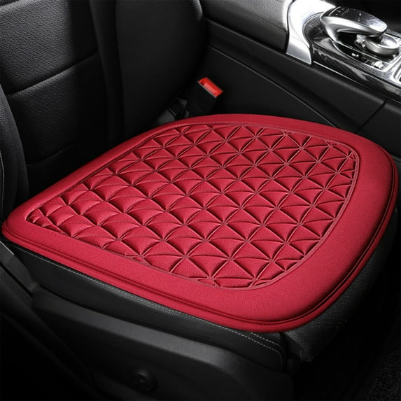 Antqov Car Seat Cushion, Non-Slip & Comfortable Automotive Chair Protector Pad for Driving, Breathable Car Seat Pad Cover for All Seasons Car Home Office Supplies