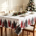 thumbnail image 1 of Antqov Christmas Table Cloth 55x70" Rectangle Winter Holiday Christmas Tablecloth Waterproof Table Cover for Party Picnic Dinner Home Decor, 1 of 6