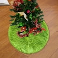 thumbnail image 1 of Antqov Christmas Tree Skirt 24" Velet Faux Furs Tree Mat Christmas Decorations Soft Tree Skirts Ornaments for Holiday Party Home Decorations, 1 of 6