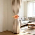 thumbnail image 1 of Antqov Curtain Tiebacks, Cute Flower Curtain Holdbacks No Drill Curtain Ties Decorative Curtain Clips for Living Room, Bedroom, Office, Home Supplies, 1 of 6