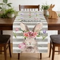 thumbnail image 1 of Antqov Easter Table Runner 12x71" Bunny Eggs Colorful Runner Spring Kitchen Dining Easter Decoration for Holiday Party Home Holiday Decor, 1 of 6