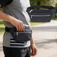 thumbnail image 1 of Antqov Fanny Packs for Women Men, Large Capacity Canvas Waist Bags Pack with Adjustable Strap Waterproof Crossbody Wallet Chest Bag for Sport Hiking Cycling Travel Supplies, 1 of 6