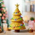 thumbnail image 1 of Antqov Football Christmas Tree, 6" Christmas Tree with LED light for Table Decorations, Xmas Football Tree Figurines for Christmas Home Holiday Party Gift Decorations, 1 of 6