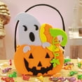 thumbnail image 1 of Antqov Halloween Decorations Trick or Treat Tote Bags Halloween Pumpkin Candy Bag with Handle for Halloween Party Home Supplies, 1 of 6