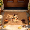thumbnail image 1 of Antqov Halloween Door Mat 16x24" Non Slip Funny Ghost Pumpkin Front Door Mat Spooky Soft Doormats for Home Kicthen Living Room Bedroom Decorations, 1 of 7
