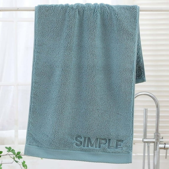 Antqov Hand Towels for Bathroom, 31x14" Long Quickly Drying Cotton Bath Towels Soft Absorbent Towels for Bath Fitness, Gym, Hotel, Spa Supplies