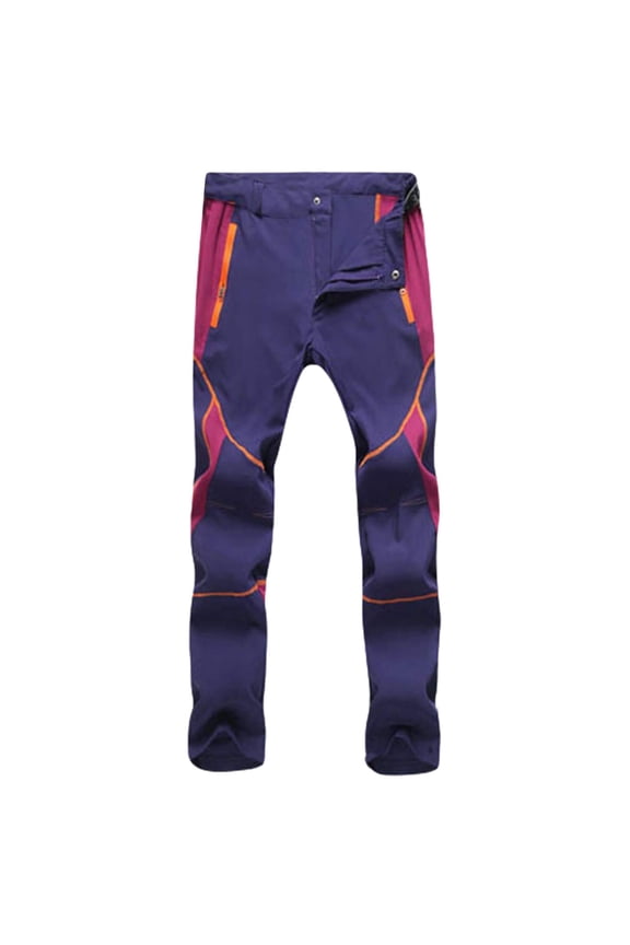 Hiking Pants Women, Large Size Swift Dry Stretch Windproof Waterproof Colourful Work Pants, Outdoor Hard wearing Comfortable Hiking Pants