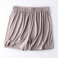 thumbnail image 1 of Antqov Pajama Shorts Women, Plus Size Solid Color Cropped Shorts Thin Loose Fit Sleepwear Shorts, Daily Homewear Soft Lightweight Cozy Casual Lounge Shorts, 1 of 6