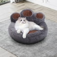 thumbnail image 1 of Antqov Pandas's Paw Cat Nests Autumns & Winter Warm Nests Kennel Round Cat Dog Bed Mat Sleeping Kittens Bed for Home, Living Room, Bedroom Use Supplies, 1 of 5