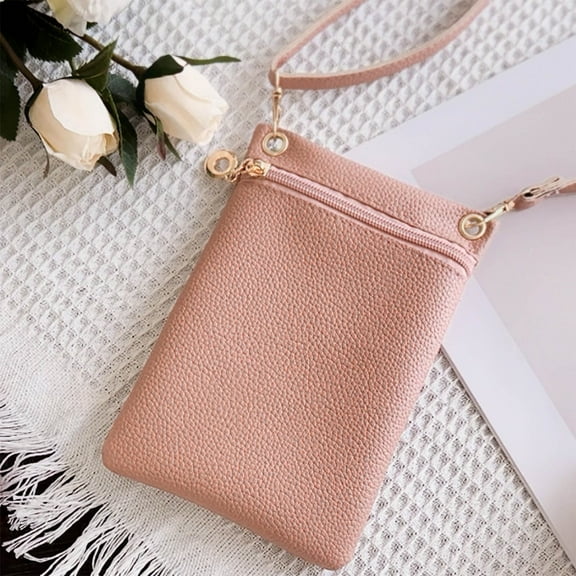 Antqov Small Crossbody Bags for Women, 5x7" Colorful Pouch Wallet Cell Purse Lightweight Pockets Handbags Mini Shoulder Bag for Travel Hiking Supplies
