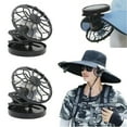 thumbnail image 1 of Antqov Solar Powered Fan, 2PCS Mini Clip Solar Fan Air Conditioner Cooler Cell Solar Fan with Brims or Clip for Outdoor Travel Camping Hiking Supplies, 1 of 9