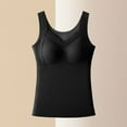 thumbnail image 1 of Antqov Thermal Tank Top Women, Solid Color Skinny with Built in Pads Seamless Sleeveless Base Layer Tops, Fall Winter Casual Comfortable Warm Underwear Vest, 1 of 3