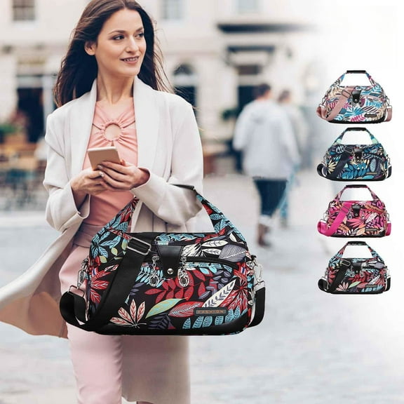 Antqov Women Tote Bag, Soft Handbag, Multifunctional Shoulder Purse, Fashion Large Capacity Handle Bag for Travel, Work, Hotel Supplies Gifts for Women