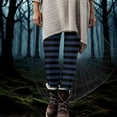 thumbnail image 1 of Antqov Yoga Pants Women, Halloween Striped Print High Waist Stretch Leggings, Outdoor Fitness Fashion Casual Joggers, 1 of 9