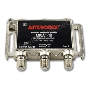 Antronix Amplifier MRA1-15AC, 1 Port,15dB Gain, Output 5-1002Mhz + Power Adapter