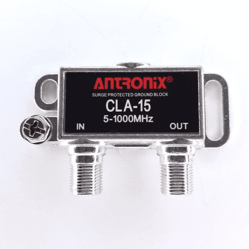 Antronix CLA-15 Surge Protected Ground Block 5-1002MHz Coaxial Cable TV ...