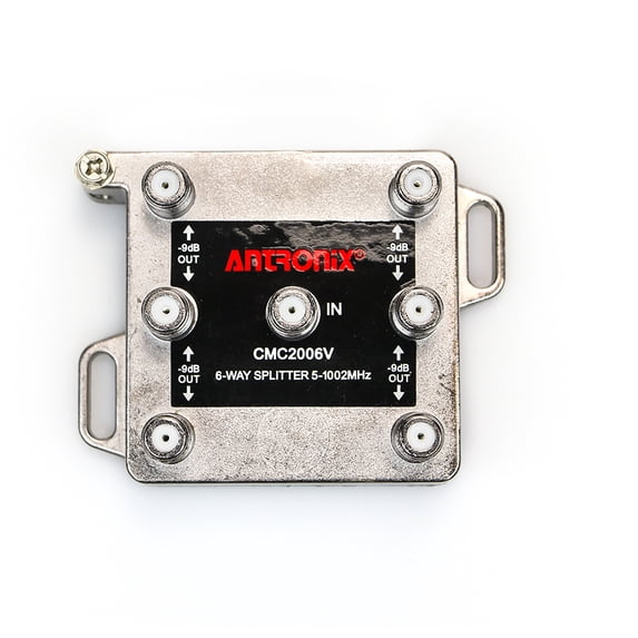 Antronix Digital 6-way RG6 Splitter Coaxial Signal CMC2006V Cable HDTV 1GHz 1002MHz