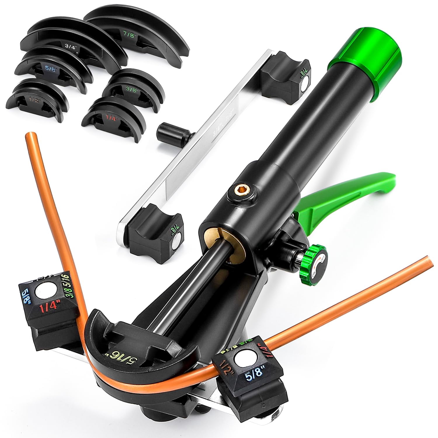 Antstone Hydraulic Tubing Bender Kit 1/4"7/8" HVAC Copper Pipe Bender