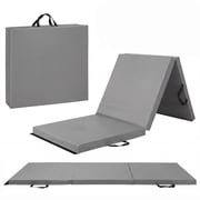Antsy Pants Tumbling Mat for Kids, 3-Fold Gymnastics Mat, Foldable Tumbling Mat, Gray
