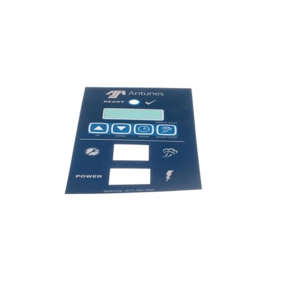 Antunes 1001036 Control Panel Label