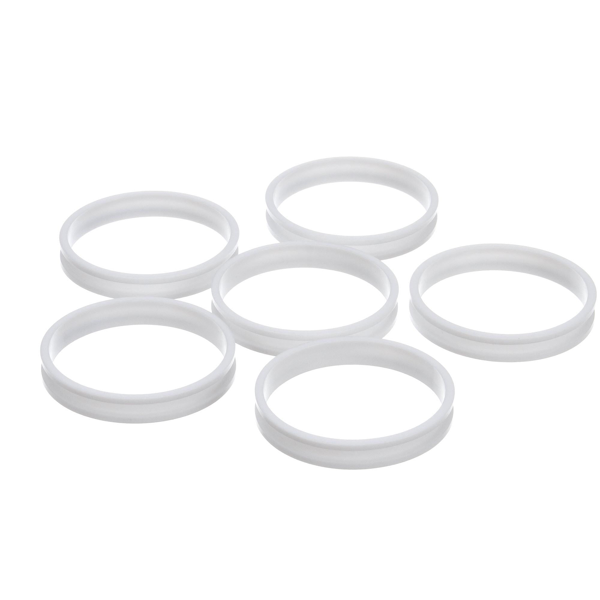 Antunes White PVC Egg Ring Kit, 3" x 1/2" Size