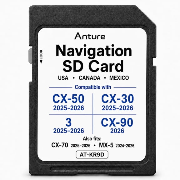 Anture Mazda Navigation SD Card KR9D66EZ1, 2026 Offline Map Data