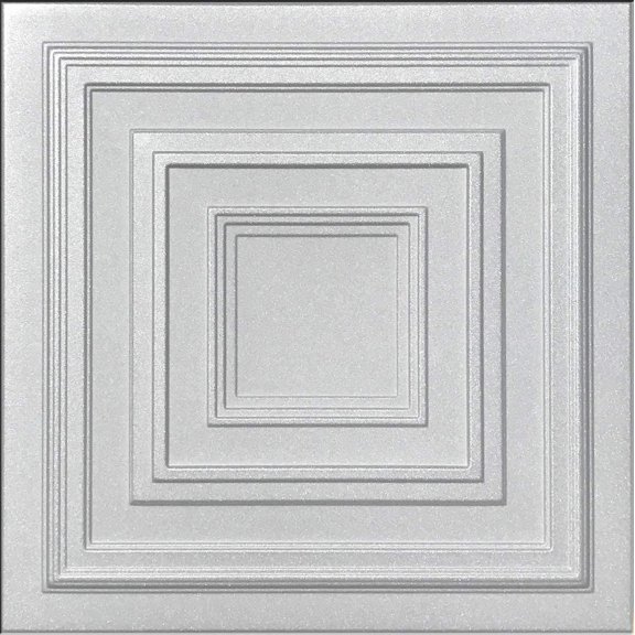 Antyx White (Foam) Ceiling Tile - 40pc Box - Decorative Ceiling Tile Easy Glue up DIY