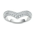 thumbnail image 1 of AnuClub Moissanite Wedding Band 1.45cttw D Color VVS1 925 Sterling Silver Wedding Rings-Promise Rings-Eternity Rings for Women, 1 of 6