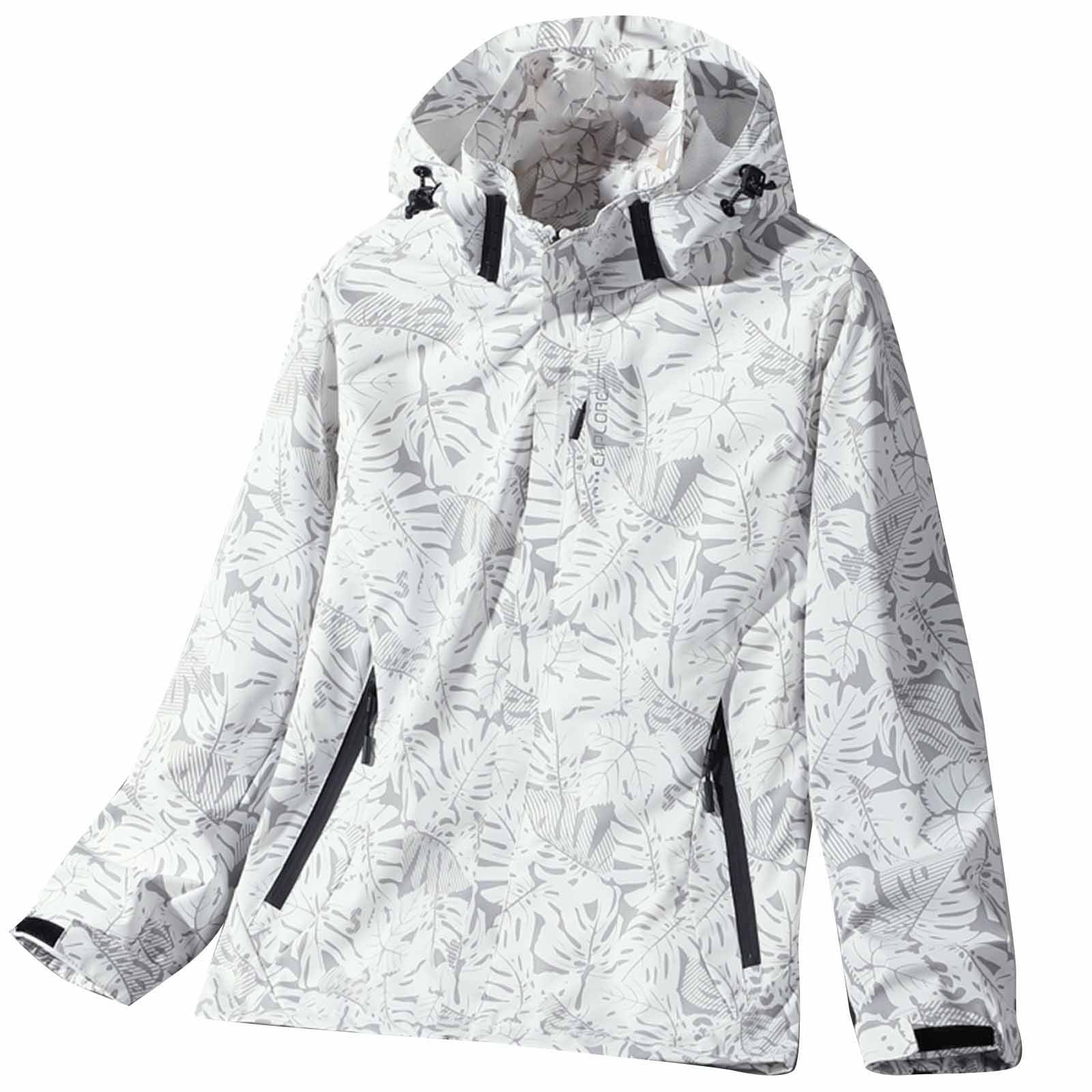 AnuYalue 2024 Coat Clearance Women's Waterproof Rain Jacket with