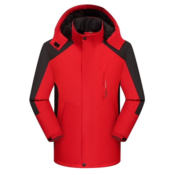 AnuYalue 2025 Coat Clearance 3 in 1 Ski Jacket for Womens Rain Jacket Windbreaker Winter Warm Hooded Raincoat Waterproof Snowboarding Snow Coat for Rain Outdoor Hiking