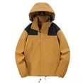 thumbnail image 1 of AnuYalue 2025 Coat Clearance Lightweight Rain Jacket Women Waterproof Windbreaker Raincoat Drawstring Pocket Long Sleeve Hooded Casual Jackets Fall Travel Hiking Windbreaker Outerwear, 1 of 3