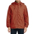 thumbnail image 1 of AnuYalue 2025 Coat Clearance Mens Rain Jacket Waterproof Lightweight Windbreaker with Hood Outdoor Raincoat for Hiking Running Travel, 1 of 4