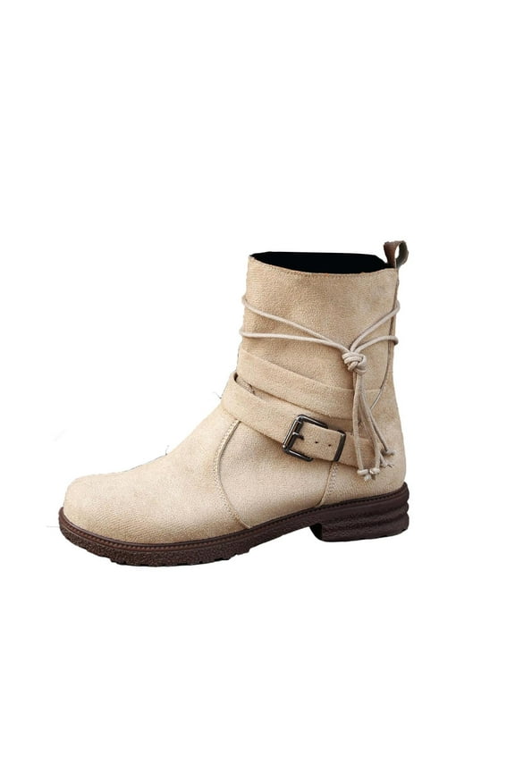 2025 Cowboy Boots for Women Mid Calf Dressy Western Boots Cowgirl Pull-On Tabs Pointy Toe Boot Fall Winter Boots Classic Short Boots