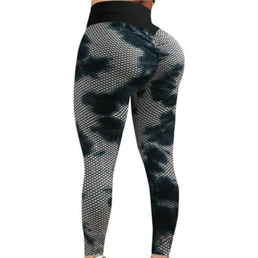 AnuYalue Booty Leggings for Women Textured Scrunch Butt Lift Yoga Pants Slimming Workout High Waisted Anti Cellulite Tights Casual Running Workout Lounge Pant
