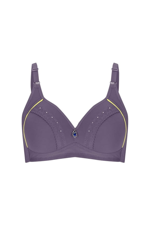 Bra for Womens Wireless Comfort Brassiere Sexy Bras Light Padded Lingerie