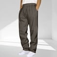 thumbnail image 1 of AnuYalue Cargo Pants For Mens Fashion Drawstring Straight Leg Sweatpants Loose Fit Elastic Waist Jogger Sweatpants, 1 of 5