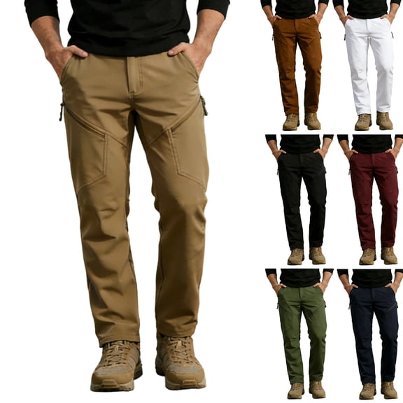 AnuYalue Cargo Pants for Men Stretch Ripstop Workout Pant Outdoor Hiking Trousers Breathable Work Pants with Pockets