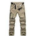 thumbnail image 1 of AnuYalue Cargo Pants for Mens Waterproof Quick Dry Straight-Leg Athletic Pants Removable Patchwork Hiking Pants, 1 of 6