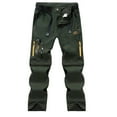thumbnail image 1 of AnuYalue Cargo Pants for Mens Waterproof Quick Dry Straight-Leg Athletic Pants Removable Patchwork Hiking Pants, 1 of 2