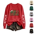 thumbnail image 1 of AnuYalue Christmas Sweatshirt for Women Trendy Merry Christmas Shirt Xmas Long Sleeve Outfits Crewneck Pullover, 1 of 8